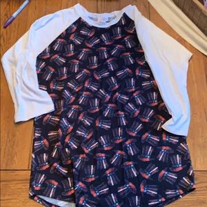 4th of July LuLaRoe Randy Shirt